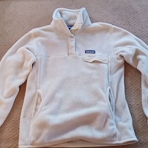 Patagonia White Fleece Pullover